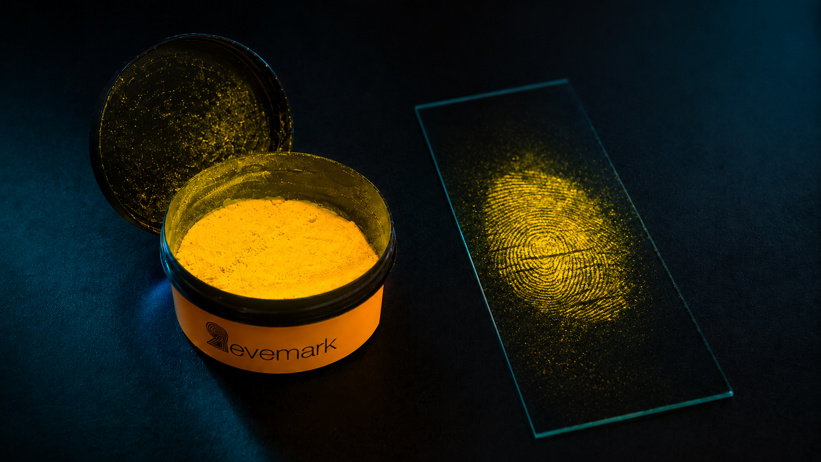 Pó Revelador Laranja Fluorescente